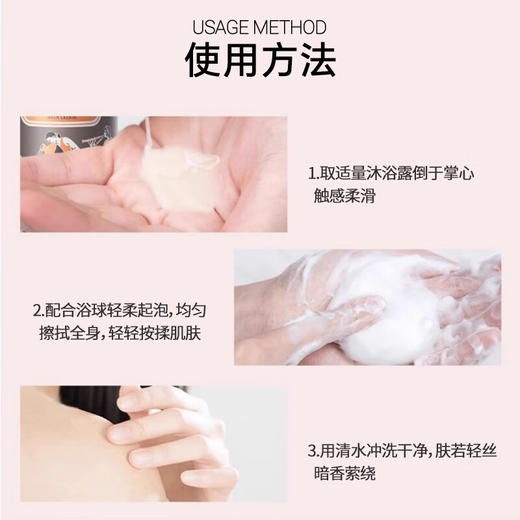 东方宝石 意大利进口香氛淋浴乳持久留香水润嫩肤沐浴露男女通用便携旅行装 250ml/瓶 商品图2