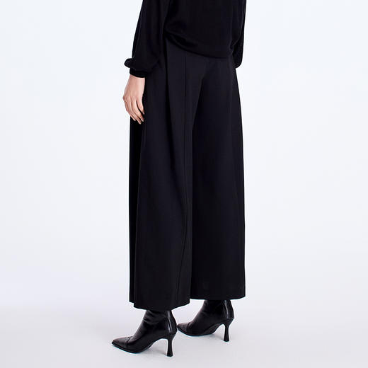 EITIE黑色通勤休闲西装裤8305014 商品图4