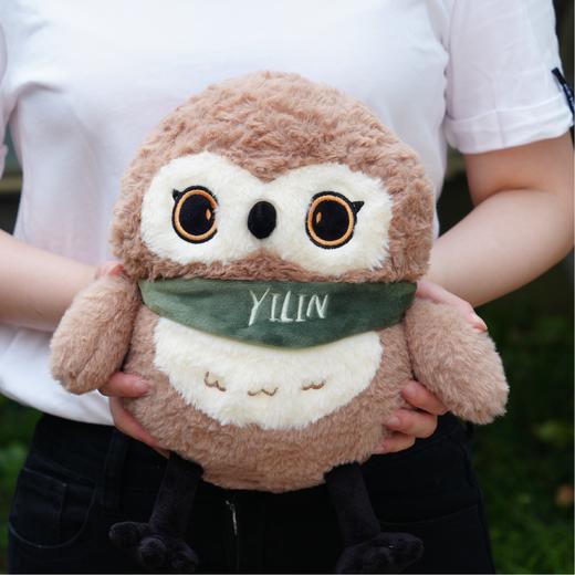 译森文创:猫头鹰毛绒公仔 商品图1