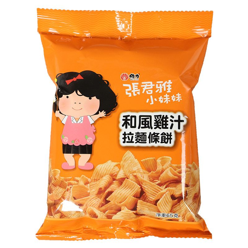 张君雅拉面条饼和风鸡汁味65g/袋