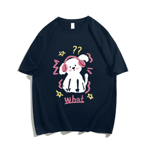 【爆款T恤❗美式复古卡通印花短袖】纯棉宽松显瘦，夏日穿搭神器，舒适又有设计感，宽松设计感卡通印花休闲上衣夏QQ 商品图6