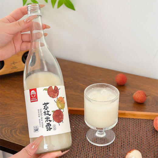 苏州桥 阳山水蜜桃米露/荔枝米露 750ml*2瓶 米酒 商品图5