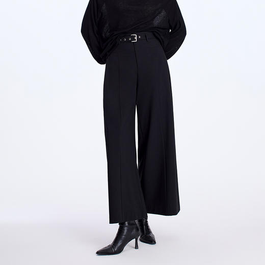 EITIE黑色通勤休闲西装裤8305014 商品图2