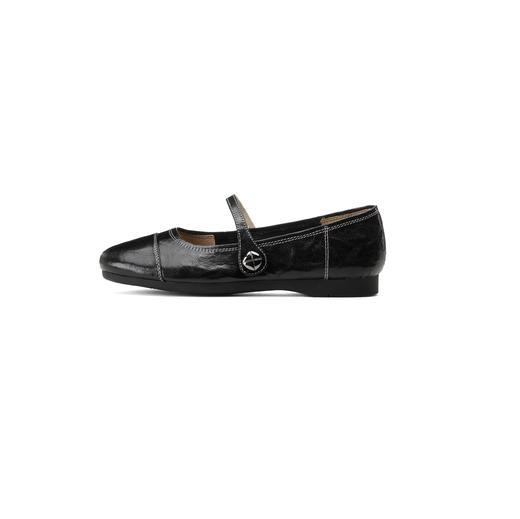 【秋季新款】西村名物2025年秋季新款小方头舒软平底浅口单鞋玛丽珍鞋X25CE30681 商品图9