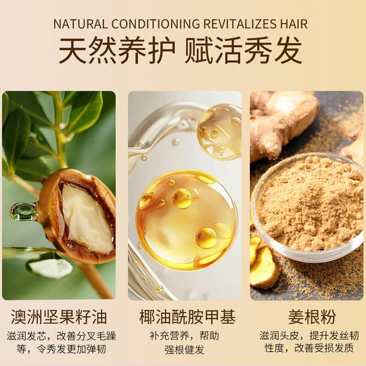 舒芬妮生姜防断髪控油洗发乳800ml（满一件赠同品洗发乳10ml） 商品图4