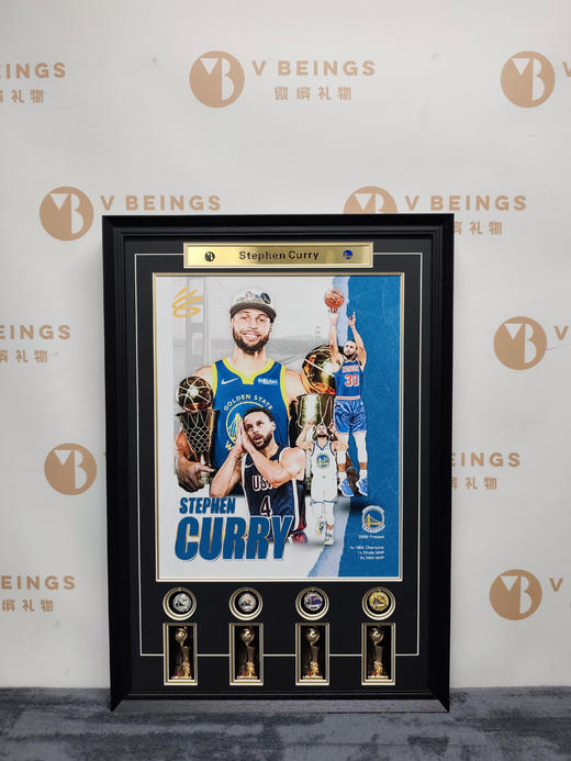 收藏系列 斯蒂芬库里 纪念装饰画 （非亲签） 商品图1