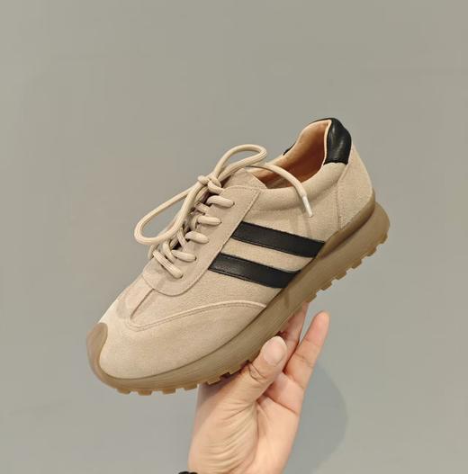 【秋季新款】西村名物2025年秋季新款舒软系带厚底防滑德训鞋休闲鞋X25CM38458 商品图1