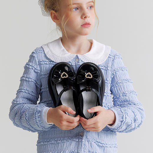 笛莎Deesha 女童童鞋2025秋新款低帮皮鞋 商品图7