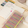 趁早编织系列A5slim窄版自填日期周计划本日程记事本随身高颜值手账笔记本 商品缩略图2