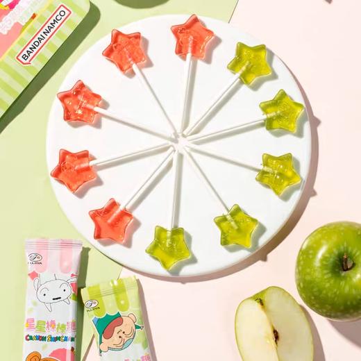 不二家-星星大棒棒糖（荔枝味/青苹果味）30g 商品图1