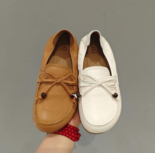 【秋季新款】西村名物2025年秋季新款小圆头舒软平底浅口单鞋妈妈鞋X25CM30591 商品图1