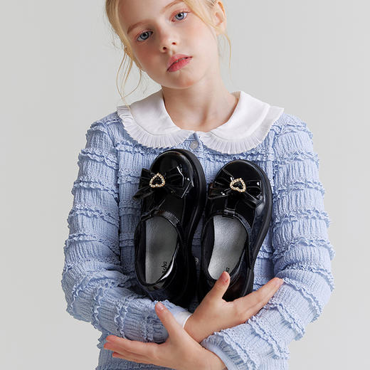 笛莎Deesha 女童童鞋2025秋新款低帮皮鞋 商品图6