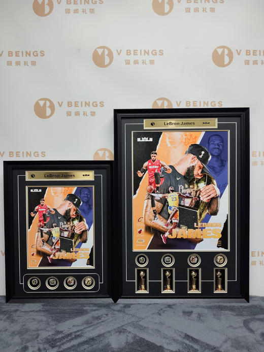 收藏系列 勒布朗詹姆斯 纪念装饰画 （非亲签） 商品图3