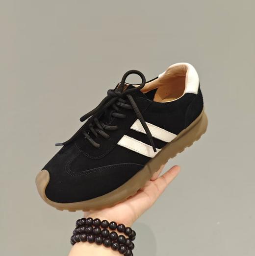 【秋季新款】西村名物2025年秋季新款舒软系带厚底防滑德训鞋休闲鞋X25CM38458 商品图2