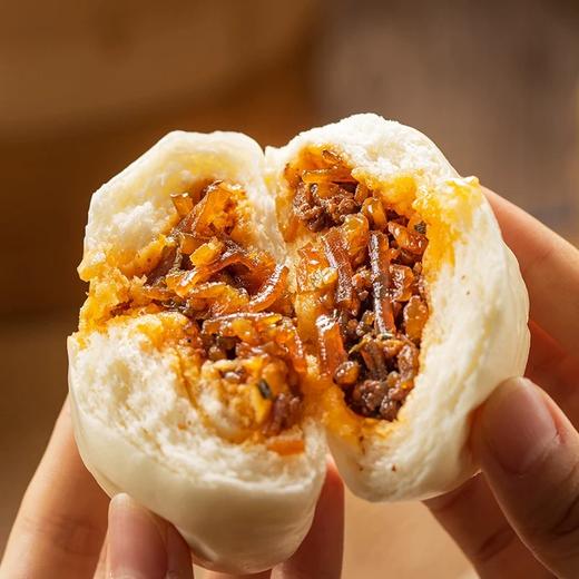 同庆楼 早餐组合共7袋(梅菜烧肉*1袋+腊味合蒸*1袋+香菇猪肉*1袋+牛肉粉丝包*1袋+鲜肉小笼汤包*1+韭菜鸡蛋薄皮包*1袋+红豆包*1袋 )  烧麦小笼包 速食面点  商品图10