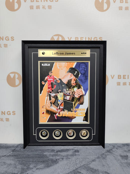 收藏系列 勒布朗詹姆斯 纪念装饰画 （非亲签） 商品图2