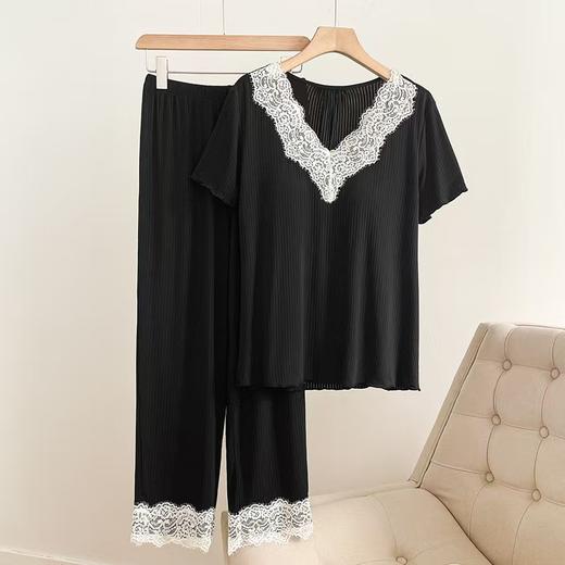 轻薄蕾丝家居服套装（自带一体式胸垫）H252271458 商品图6
