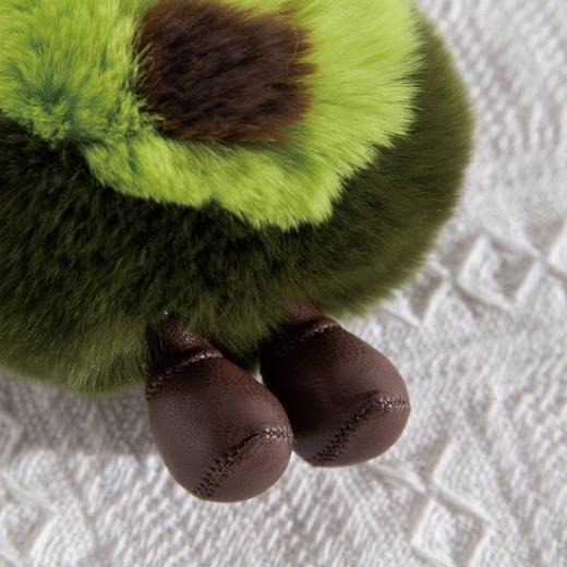 【澳洲品牌】EVERAU 獭兔毛牛油果钥匙挂饰装饰扣EAZ026 商品图4