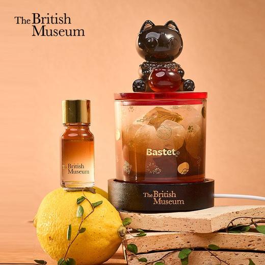 大英博物馆香薰灯氛围灯晶石可爱法式融蜡灯小众高级巴斯特柿柿如意文创创意礼物 商品图0