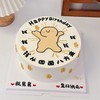 钱从四面八方来小黄人翻糖手绘卡通蛋糕-低糖处理无添加 商品缩略图0