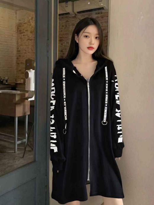 【诗铭洛可】K-255卫衣连帽开衫加绒外套C5-2 商品图1