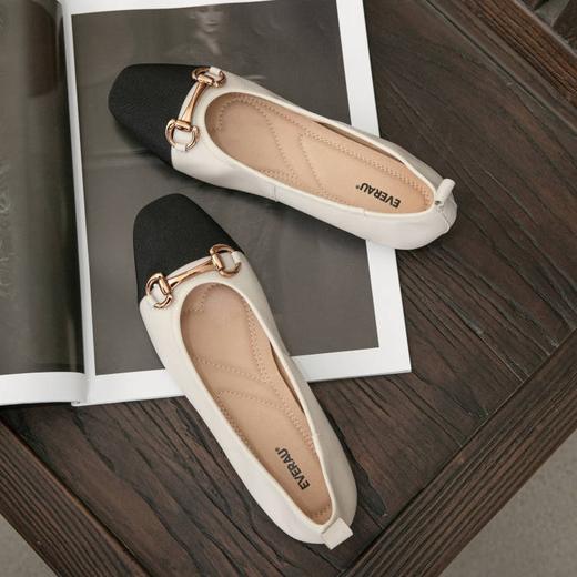 【澳洲品牌】EVERAU澳洲正品女鞋平底拼色单鞋软底奶奶鞋大码鞋EA7053 商品图2