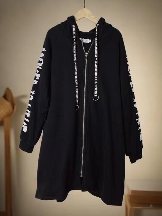 【诗铭洛可】K-255卫衣连帽开衫加绒外套C5-2 商品图2