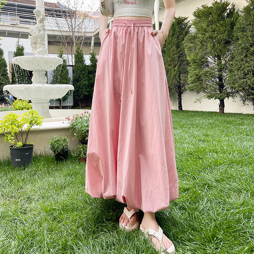 SIIJJEYY枝辑 夏季新款花苞长裙 垂坠有型 遮肉显瘦 8色可选 商品图5