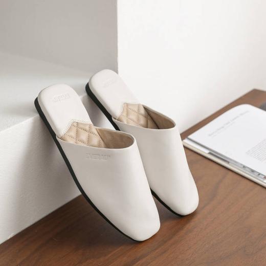 【澳洲品牌】EVERAU真皮穆勒拖鞋半包鞋女鞋柔软透气小羊皮轻便平底鞋EA7071 商品图3