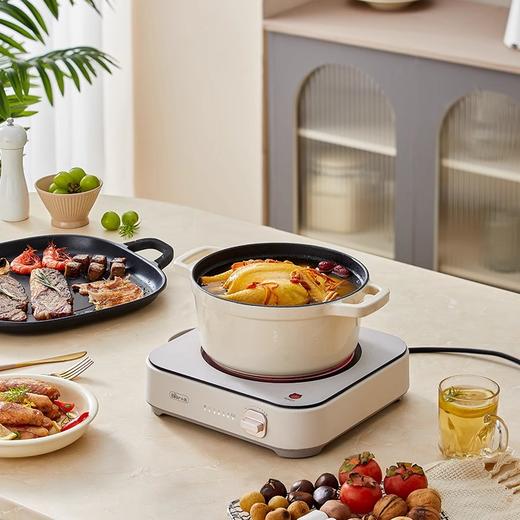 小熊（Bear）电陶炉电磁炉电围炉煮茶大功率不挑锅低辐射家用火锅炉电磁灶2200W DTL-D22R1 商品图3