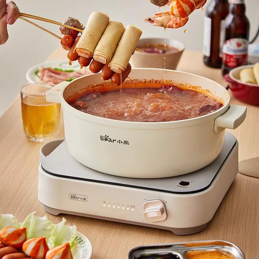 小熊（Bear）电陶炉电磁炉电围炉煮茶大功率不挑锅低辐射家用火锅炉电磁灶2200W DTL-D22R1 商品图1