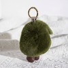 【澳洲品牌】EVERAU 獭兔毛牛油果钥匙挂饰装饰扣EAZ026 商品缩略图2
