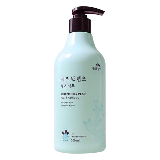 所望济州岛百年草洗发水男女士无硅油持久去油清爽蓬松洗发露 500ml/瓶 商品图5