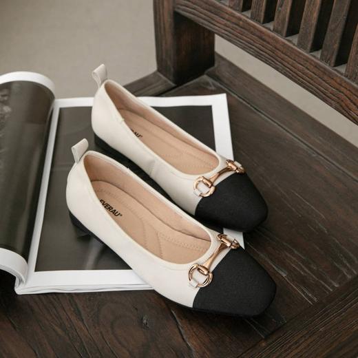 【澳洲品牌】EVERAU澳洲正品女鞋平底拼色单鞋软底奶奶鞋大码鞋EA7053 商品图0