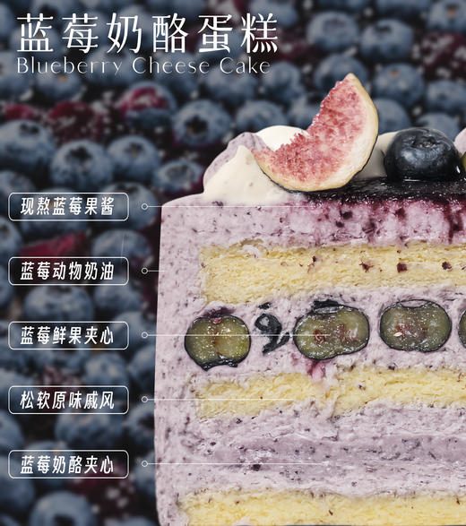 贝家烘焙 | 蓝莓乳酪夹心 商品图1