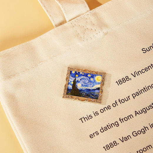 大英博物馆梵高星空冰箱贴徽章两用高级感个性艺术创意文艺礼物 商品图3