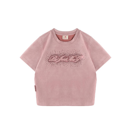 【BJHG商场同款】仿麂皮绒T恤 商品图0