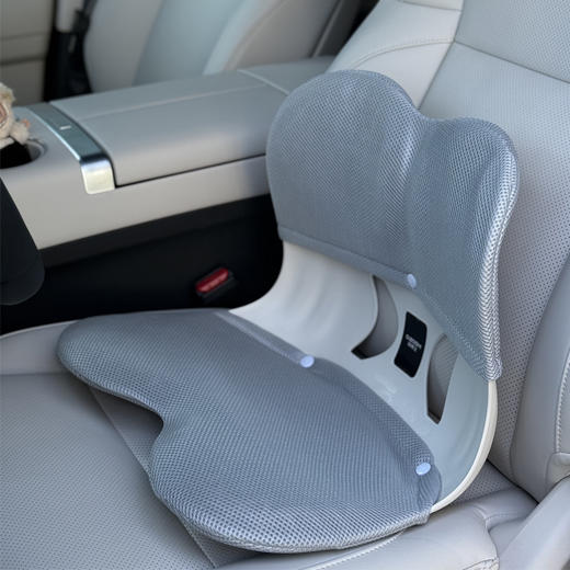 【护脊坐垫】 腰靠坐垫二合一，适合上班族/学生/开车久坐族，改善不良坐姿，告别弯腰驼背～ 商品图0