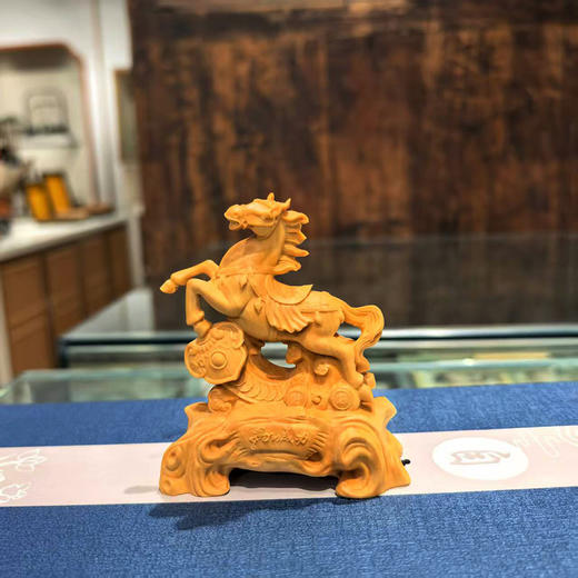 新款马到成功°黄杨木摆件 商品图9