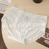 【新中式❗网纱纯欲蕾丝内裤】阳光下的闪光朦胧感，温婉蕾丝镂空，性感撩人，舒适好看小心机，纯棉养护底裆，甜美国风新中式波点小清新中腰纯欲三角裤QQ 商品缩略图8