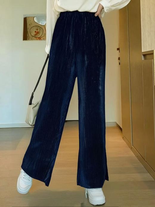 已停发，预计3.4日发【诗铭洛可】7373条绒裤直筒裤 商品图1