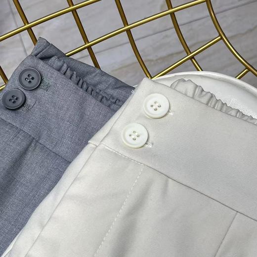 已停发，预计3.4日发【诗铭洛可】W907小脚裤开叉两粒扣品质九分裤 商品图5