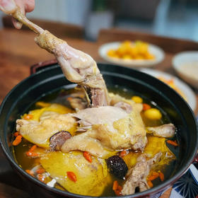 【超值两只装】皖南小镇 九华山2.0-2.3斤散养黄油老母鸡（含鸡胗） 可煲汤红烧