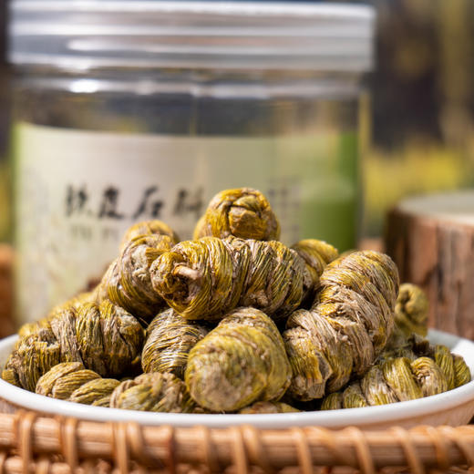 【云南保山铁皮石斛】颗粒饱满 胶质浓厚 手工缠绕 纹理清晰 紧实饱满 手工翻炒 保留石斛本味 100g/瓶 商品图2