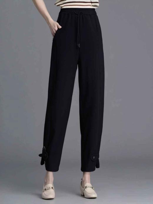 已停发，预计3.4日发【诗铭洛可】W387九分裤毛呢可直筒可束脚裤 商品图0