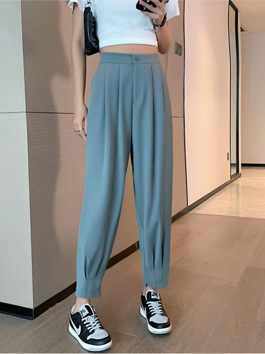 【诗铭洛可】XC7586裤百搭垂感萝卜裤B8-2 商品图0