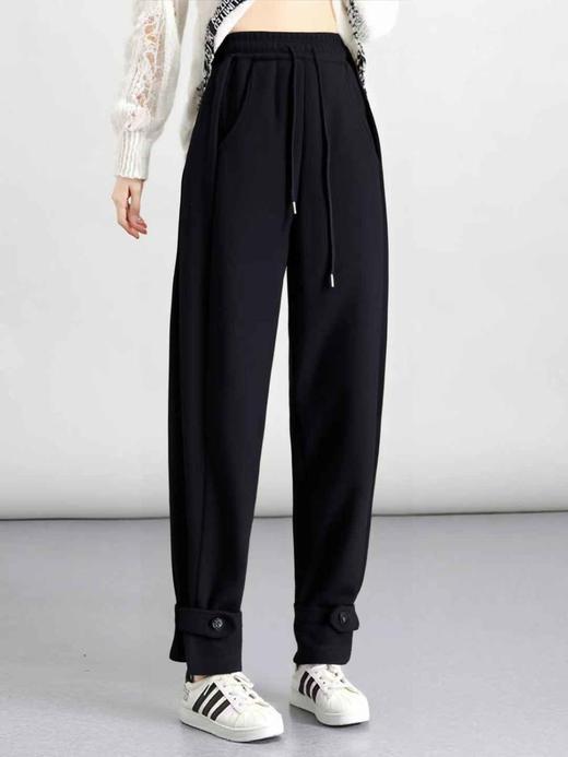 已停发，预计3.4日发【诗铭洛可】W387九分裤毛呢可直筒可束脚裤 商品图1