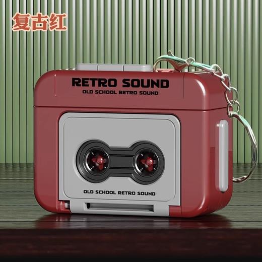 【19.9抢2个❗迷你复古录音机】情侣表白神器，可以播放磁带的复古机器，操作简单即可播放歌曲，礼物迷你可录音磁带趣味音乐盒钥匙扣挂件玩具QQ 商品图3