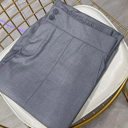 已停发，预计3.4日发【诗铭洛可】W907小脚裤开叉两粒扣品质九分裤 商品图6