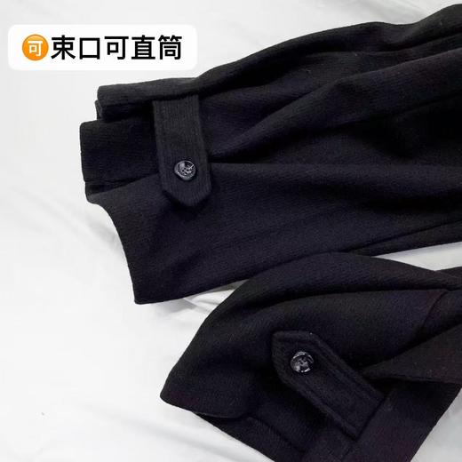 已停发，预计3.4日发【诗铭洛可】W387九分裤毛呢可直筒可束脚裤 商品图3